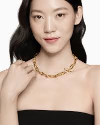 DY Madison® Pearl Toggle Necklace: 18K Yellow Gold