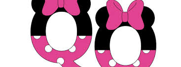 Minnie mouse birthday party details with easy diy games and activities that are great for toddlers and . Minnie Mouse Style Letter Q Cut Out Medium