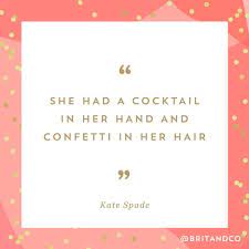 I have to have everything on a dimmer. 20 Kate Spade Inspired Bridal Shower Ideas For The Chic Bride Party Time Quotes Instagram Words Party Quotes