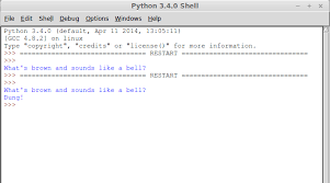 Writing Saving And Running Python Programs With Idle The Hello World Program