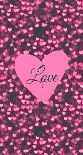 Love Iphone Wallpaper It Says It All Pink Hearts Valentines Day Fond D Ecran Telephone Fond Ecran La Vie En Rose