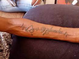 A heart = cute and feminine. Lifeline Name Tattoo Inkspired Tattoos To Infinity Facebook
