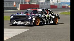 1965 Ford Mustang Hoonicorn Rtr V2 Ken Block S At Silverstone Ford Mustang Mustang Ken Blocks
