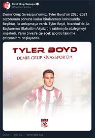 Sivasspor will begin the new season on july 21 when they face the winner between sileks or petrocub in the uefa conference league qualifiers. Besiktas Tyler Boyd U Sivasspor A Kiraladi Fotomac