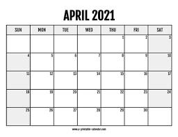 Say goodbye to the days of purchasing pricey agendas and organizers. April 2021 Calendars Printable Calendar 2021