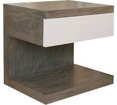 Custom Made End Tables To Use With Storage Beds Be Sure Bed Drawer Clears Nightstand Opening Side Table Design Contemporary Side Tables Luxury Bedside Table