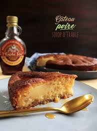 Gateau Facile Poire Et Sirop D Erable Recette Gateau Poire Gateau Au Poire Gateau Facile