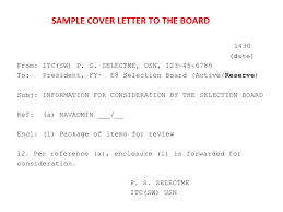 (11 days ago) marine corps example letter to the promotion board. Npc Fy11 E9 And E8 Selection Board Brief