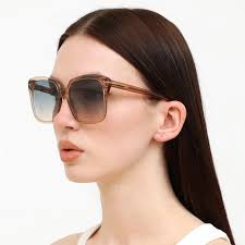 Tom Ford Faye 56mm Gradient Square Sunglasses