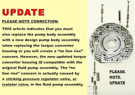 Gears Magazine Update 6l90e No Line Rise After A Rebuild