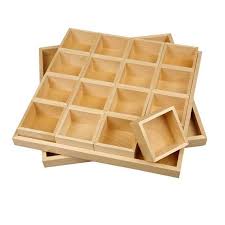 Plain Wooden Storage Box 16 Lift Out Compartments Lid Craft Decorate Bead Jewelry Store Diy Storage Boxes Storage Boxes With Lids Diy Storage