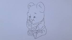 Dibujos faciles para dibujar, colorear o imprimir. Como Dibujar Winnie Pooh Paso A Paso How To Draw Winnie Pooh Step By Step By Dibujar Y Crear