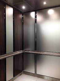 Aqua Frosted Elevator Interior Elevator Interior Elevator Design Frosted Mirror