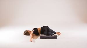 Minimalist Restorative A One Blanket Sequence Restorative Yoga Restorative Yoga Poses Restorative Yoga Sequence