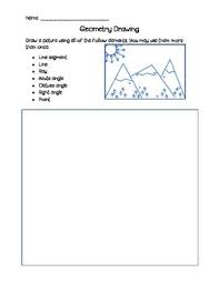 Review Lines And Angles Using Art Angles Math Fourth Grade Math 3rd Grade Math