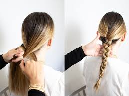 Double braids with a bun. How To Braid Hair Step By Step Photos And Video Tutorials Insider