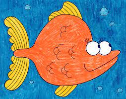 Fish hooks is an american animated television series created by noah z. How To Draw A Cartoon Fish Art Projects For Kids