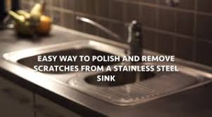 However, stainless steel is like any other metal and can tarnish eventually. Easy Way To Polish And Remove Scratches From A Stainless Steel Sink 4 Steps With Pictures Instructables