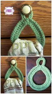 Cute crochet kitchen towel holders. Crochet Hanging Ring Towel Holder Free Crochet Patterns Crochet Kitchen Towels Crochet Dish Towels Crochet Towel