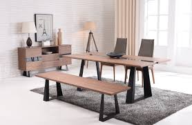 modern dining room furniture setup to