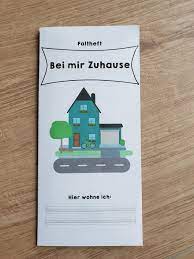 Vod & podcast über den link! Grundschultante Faltheft Bei Mir Zuhause