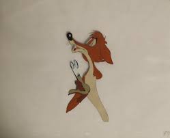 Chicken little is in this picture. Foxy Loxy Chicken Little