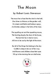 A Downloadable Print Out Of The Poem The Moon By Robert Louis Stevensonan Animated Video Of The Poem Is Al Mother Poems Robert Louis Stevenson Poems Moon Poems