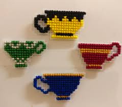 *error file fixed* buy 2 get 1 free 1. Fo Tiny Hogwarts Inspired Tea Cups Crossstitch