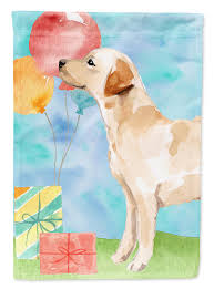 Gelukkige Verjaardag Labrador Retriever Gele Vlag Tuin Grootte Fruugo Be