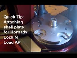 quick tip attaching shell plate for hornady lock n load ap