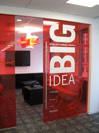 Bold Statement On The Wall Creative Office Space Office Interior Design Business Office Design