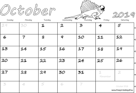 Free October Calendar 2019 Printable Calendar Printables Calendar 2019 Printable Monthly Calendar Printable