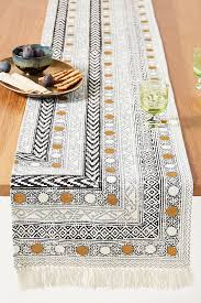Gemma Table Runner Boho Table Runner Table Runners Linen Table Runner