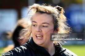 Emily Harley of Port Melbourne poses after winning the 2023 VFLW... News  Photo