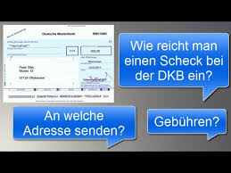 Scheck — der scheck (auch check, cheque) ist ein wertpapier, das eine unbedingte zahlungsanweisung eines kunden eines kreditinstituts an seine bank (bezogener) enthält. Verrechnungsscheck So Wird Er Bei Der Dkb Eingelost Youtube