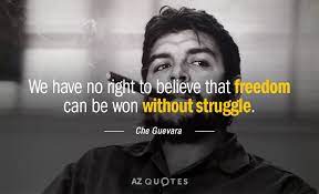 A glance imagination in the starting of their career in which they saw cheering group of people and celebrating thier victory. Top 25 Quotes By Che Guevara Of 179 A Z Quotes