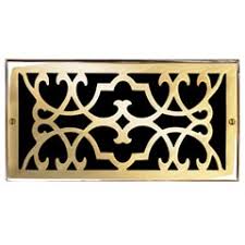 Reclaimed vintage cold air return vent. Brass Elegans 120h Plb Brass Decorative Air Return Vent Cover Victorian Scroll Polished Brass Finish 6 X 12 Decorative Hardware Cabinet Door Shutter Window Hardware Kitchen Bath Accessories