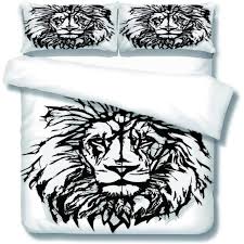 Chez carré blanc, nous créons des housses de couette uniques, pour une ambiance propre à chaque chambre. Housse De Couette 200x200 Lion Cdiscount