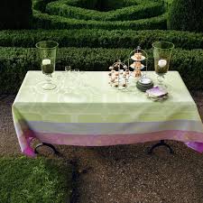 Ensemble Jardin Royal Verdure 100 Coton Nappe Nappe De Table Ensemble De Jardin
