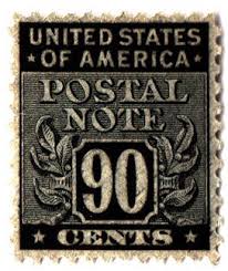 Use numerals to show the exact dollar amount of the fee for the service you are requesting. 1945 90c Postal Note Black For Sale At Mystic Stamp Company