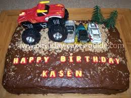 Monster Truck Cake Recipe Ideas Designs And Pictures Birthday Monster Truck Cake Trucks Birthday Party