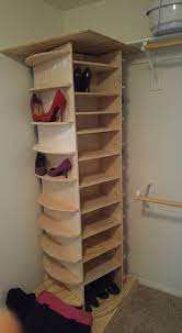 Diy Lazy Susan Shoe Rack Closet Shoe Storage Closet Makeover Diy Diy Closet