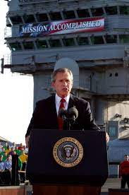 Rove regrets usingbanner declaring 'Mission Accomplished'