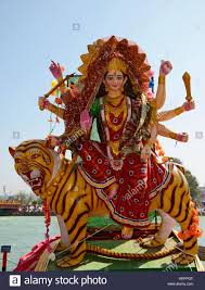 Download This Stock Image Sculpture Of Hindu Goddess Durga Hrfpgt From Alamy S Library Of Millions Of High Resolution St Durga Goddess Photo Sculpture Durga