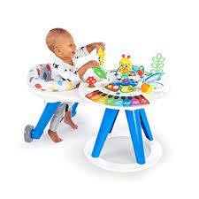 Amazon Com Baby Einstein Around We Grow 4 In 1 Walk Around Discovery Activity Center Table Ages 6 Months Baby