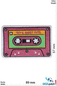Cassette shells basically come in two types, welded together and screwed together. Dj Music Cassette Tape 90 S Best Hits Music Patch Back Patches Patch Keychains Stickers Giga Patch Com Biggest Patch Shop Worldwide