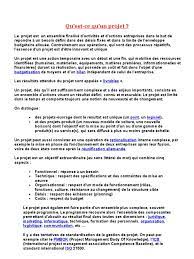 Qu Est Ce Qu Un Projet Business Affaires