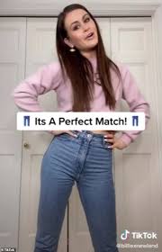 If the ends meet, the jeans will fit. Woman Claims She Has A Foolproof Way To See If Jeans Fit Without Trying Them Daily Mail Online