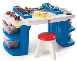 Kids Art Activity Table Crafts Play Drawing Durable Plastic Stool Children Kids Activity Table Activity Table Kids Art Table