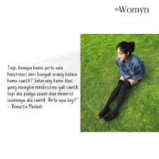 Tulis semula ayat di bawah dengan cantik dan kemas. Seeking Beauty Validation Perlukah The Womyn